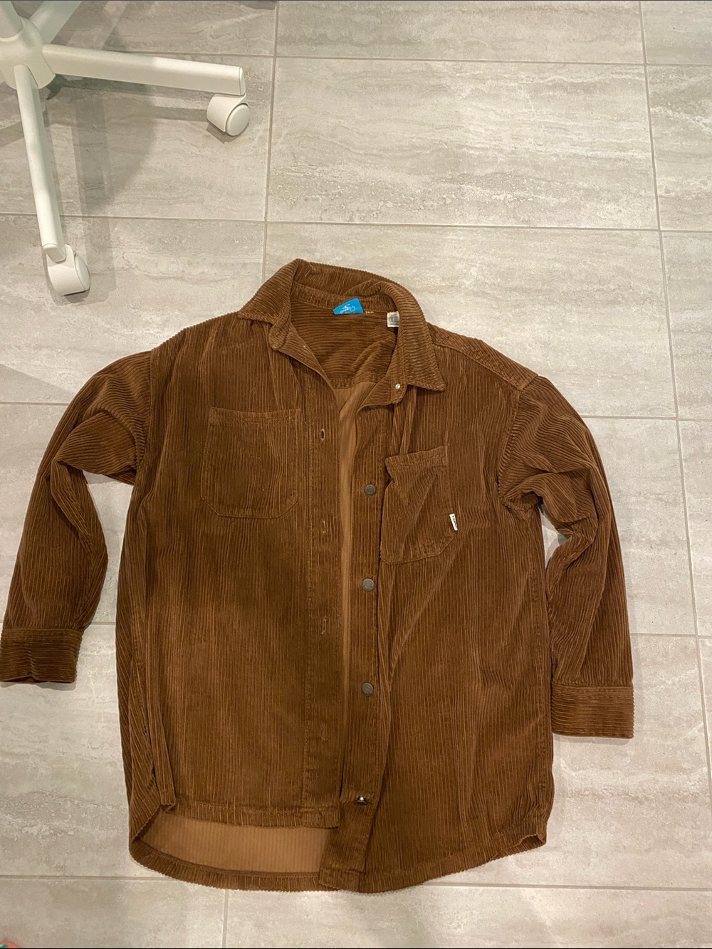 O'Neill Men's Brown Corduroy Shirt Jacket